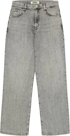 Woodbird Dames, Jeans, Grijs, Maat: W31 L33 Katoen