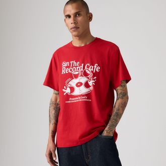 Levi's Relaxed Fit Graphic Tee - Mens - XL - Red