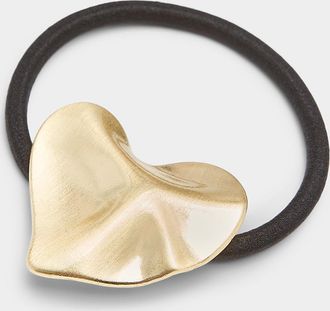 Simons Womens Hammered heart elastic