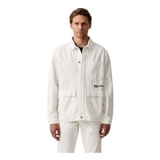 Karl Lagerfeld Hombre, Chaquetas, Blanco, Talla: L