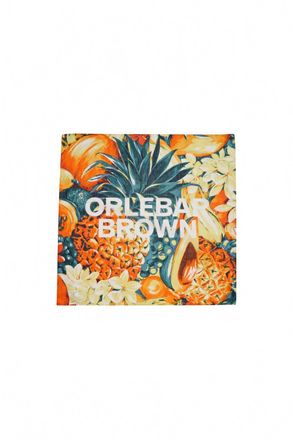 Orlebar Brown Unisex Tasso Club Tropicana Scarf In Amber/ Mimosa