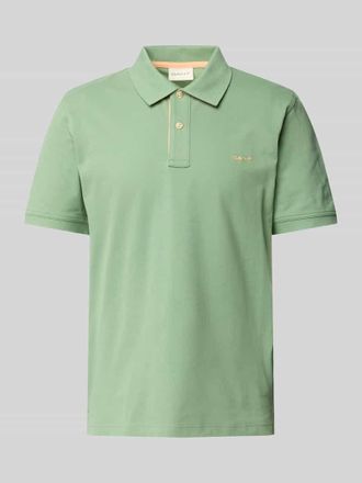 GANT Regular Fit Poloshirt mit Label-Stitching in Lind, Gr&ouml;&szlig;e S