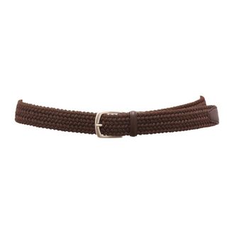 Orciani St. Tropez Elast Belt - Heren - Accessoires - Bruin - Maat: 110 CM Katoen