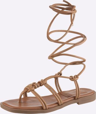 Heine Sandale HEINE, Damen, Gr. 36, cognac, Synthetik, Schuhe Sandale