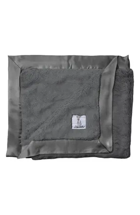Little Giraffe Luxe Baby Blanket in Charcoal at Nordstrom