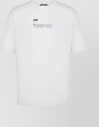 Moschino logo print cotton t-shirt