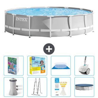 Intex Piscina Prism Frame Redonda - 427x107 Cm - 9-piezas S544