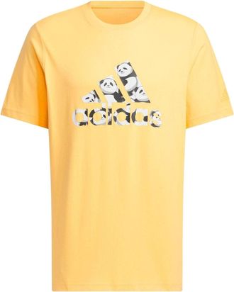 adidas China T-Shirt Asia Sizing Yellow White JI6835