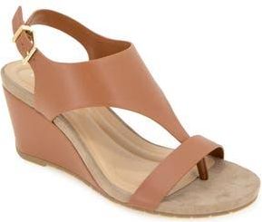 Kenneth Cole Reaction Greatly Platform Wedge Sandal in Luggage at Nordstrom Rack, Size 6.5