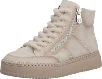 Rieker Sneakers - Dames - Schoenen - Beige - Maat: 41 EU Leer