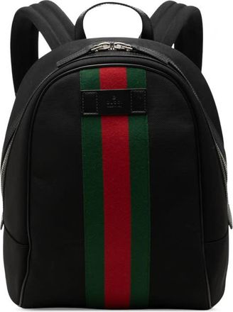 Gucci Pre-owned Gucci Techno Canvas Web Backpack Unisex MZ9EZDOKRHKTTYPY