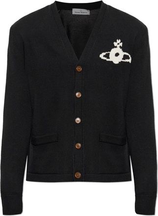 Vivienne Westwood Alex Cardigan - Heren - Vesten - Zwart - L - Wol - Truien & Vesten