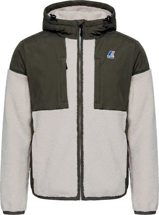K-Way Sherpa Effect Jacket with Micro Ripstop Inserts and PrimaLoft Insulation