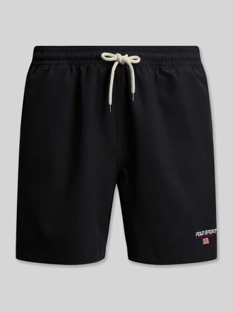 Polo Ralph Lauren Badeshorts mit Label Stitching in Black, Gr&ouml;&szlig;e XL