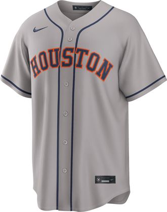 Nike Jose Altuve Houston Astros Nike Mens MLB Replica Jersey in Grey | RP26HURDHU9-U4U