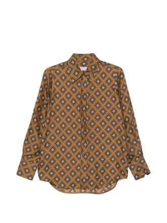 Alberto Biani Bedrucktes Seidenhemd von Alberto Biani