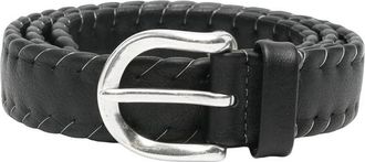 Our Legacy Suture Belt - Heren - Riemen - Zwart - 90 CM - Leer - Accessoires