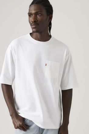 Levi's Camiseta de un bolsillo y media manga - Hombre - 2XL - Blanco / Bright White