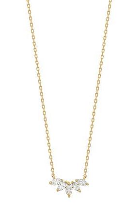 Bony Levy Rita Marquise Diamond Pendant Necklace in 18Ky 5Mq0.21 at Nordstrom Rack