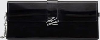 Karl Lagerfeld Clutch K/Soir&eacute;e in acrilico con monogramma e manico a catena