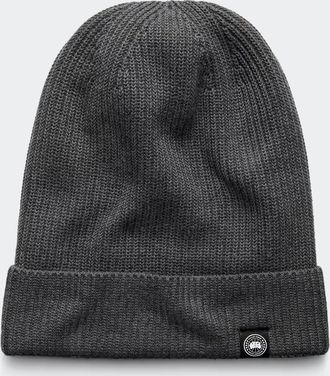 Canada Goose Tuque c&ocirc;tel&eacute;e en coton (Hommes, Coastal Grey Heather, TAILLE UNIQUE)
