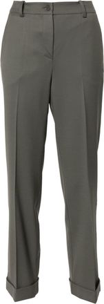 P.A.R.O.S.H. tailored virgin wool-blend trousers - women - Elastane/Virgin Wool - S - Green