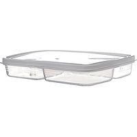OEM Recipiente Para Alimentos De 2 Piezas, Caja De Almacenamiento Para El Refrigerador, Caja De Almacenamiento Con Separador Para Verduras Y Carne - Crezu