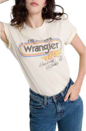 Wrangler x Stranger Things WSQK Graphic T-Shirt in Marshmallow at Nordstrom, Size X-Large