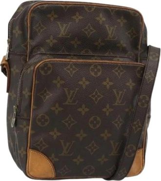 Louis Vuitton Pre-owned Amazon Schoudertas - Dames - Vintage Schoudertas - Bruin - ONE Size - Leer - Vintage