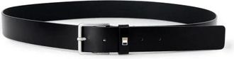 HUGO BOSS Stijlvolle Zwarte Riem - Heren - Riemen - Zwart - ONE Size - Leer - Accessoires