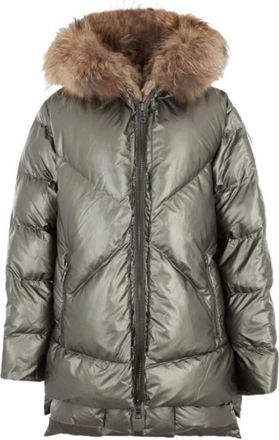 BLONDE No.8 Parka Frost - Dames - Dons jassen - Groen - L - Polyester - Jassen