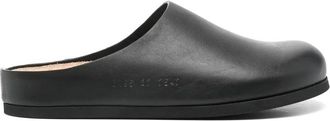 Common Projects Zwarte Rubberen Zool Merk Binnenzool Schoenen - Dames - Slip ons - Zwart - 35 EU - Schoenen
