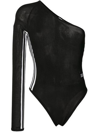 adidas Getailleerd bodysuit - Zwart