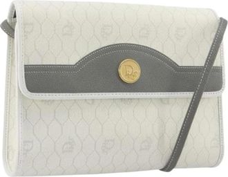 Dior Borsa a tracolla Pre-owned in PVC a nido dape - - Pre-owned - Donna - Grigio - ONE SIZE