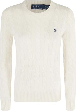 Polo Ralph Lauren Julianna Pullover - Dames - Ronde hals truien - Wit - XS - Truien & Vesten