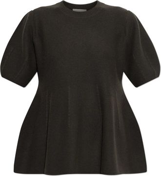 Lisa Yang Mella Kasjmier Trui - Dames - Cashmere truien - Groen - S - Kasjmier - Truien & Vesten