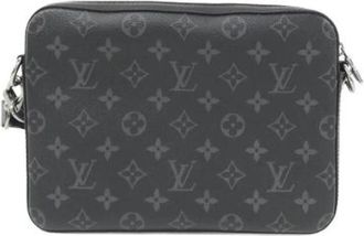 Louis Vuitton Pre-owned Monogram Eclipse Reverse Shoulder Bag - Dames - Vintage Schoudertas - Grijs - ONE Size - Vintage