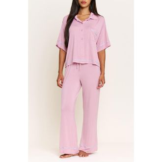 Honeydew Intimates Sweet Solstice Pajamas in Iris Bloom at Nordstrom, Size X-Small