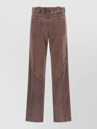 The Attico front split track pants