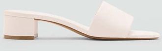 Mango Sandali fascia tacco blocco grezzo - Donna - 35 - MANGO