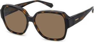 Polaroid unisex, Accessoires, Bruin, Maat: 58 MM
