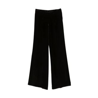 Forte_Forte My Pants Fondant Wijde Broek - Dames - Broeken - Bruin - Maat: L