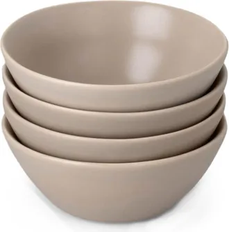 Fable Interiors The Dessert Set of 4 Bowls in Desert Taupe at Nordstrom