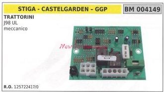 STIGA Sports Placa Electr&oacute;nica Castelgarden Tractor De C&eacute;sped J98 Ul Mec&aacute;nico 004149
