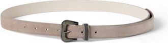 Brunello Cucinelli Suede belt in Light Brown at Nordstrom, Size X-Large