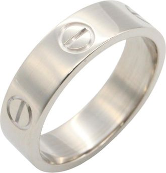 Cartier Silver White Gold (18K) Band Ring (Pre-Owned)