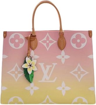 Louis Vuitton Pre-owned Onthego GM Tote Bag - Dames - Vintage Shopper - Roze - ONE Size - Leer - Vintage