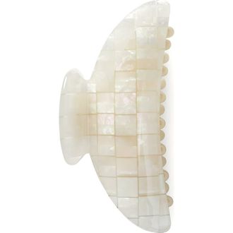 Machete Jewelry Midi Heirloom Claw in Opalite Shell Checker at Nordstrom