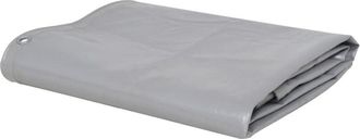 vidaXL Tarpaulin 650 g/m&sup2; 4x6 m Grey Vidaxl