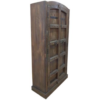 Wanderlust Deco Armario de madera artesanal 90-100x37x170-195h cm